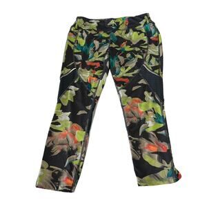 Avia lightweight air leggings capri floral tropical pattern size S Small 4/6